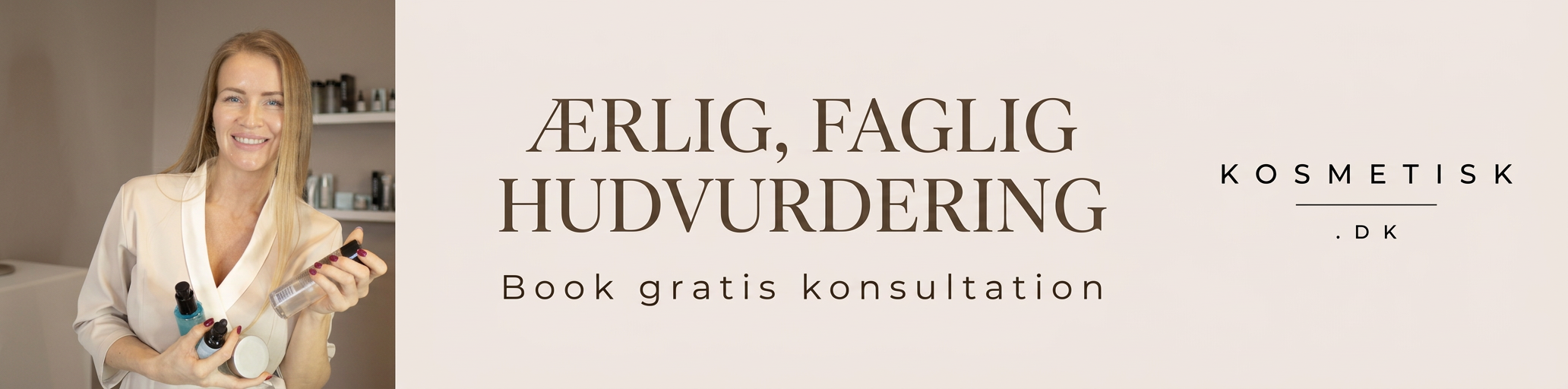 Kosmetisk.dk hudvurdering – topbanner